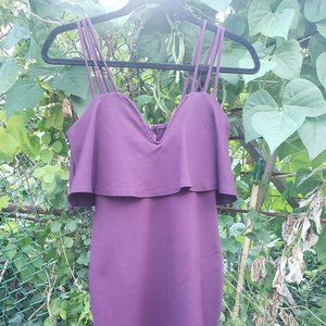 Charlotte Russe Purple Hanging Top Dress